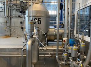 Production line for quark a like products by a GEA KDB30 separator