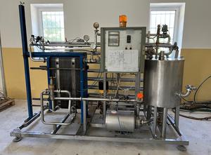 APV PASTEURIZER  WITH PLATE HEAT EXCHANGER FOR SALE CAPACITY 15000 l/h