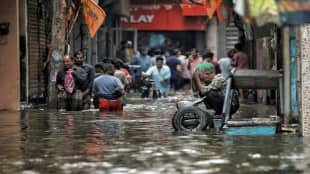 delhi rains, rainfall in delhi, waterlogging in delhi